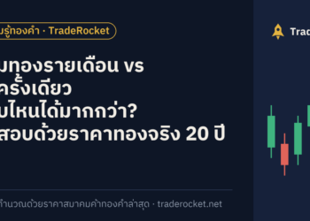 ออมทองรายเดือน vs ซื้อครั้งเดียว แบบไหนได้มากกว่า? ทดสอบด้วยราคาทองจริง 20 ปี