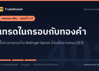 เทรดทอง 401 ตอนที่ 3: เทรดในกรอบกับทองคำ: ซื้อล่างขายบนด้วย Bollinger Bands ได้ผลไหม ทดสอบ 20 ปี