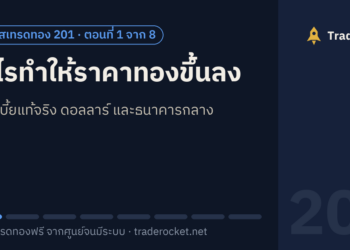 อะไรทำให้ราคาทองขึ้นลง: ดอกเบี้ยแท้จริง ดอลลาร์ และธนาคารกลาง