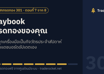 Playbook เทรดทองของคุณ: รวมทุกเครื่องมือเป็นกิจวัตรประจำสัปดาห์ พร้อมแดชบอร์ดอัปเดตเอง